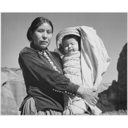 Dinee Woman and Infant
