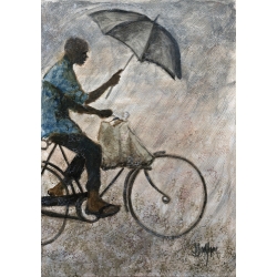 Rider in the Rain
