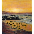 Sunset with Birds