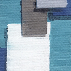 Abstract Blocks Blue 2