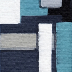 Abstract Blocks Blue 4