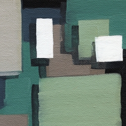 Abstract Blocks Green 4