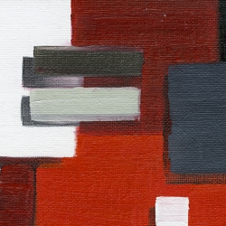 Abstract Blocks Red 3