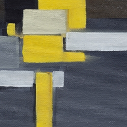 Abstract Blocks Yellow 1