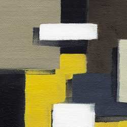 Abstract Blocks Yellow 3