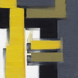 Abstract Blocks Yellow 4
