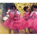 Dancers in Pink between the Scenes