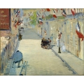 The Rue Mosnier Dressed with Flags