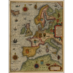 Sea Chart Europe 1592