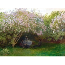 Resting Under the Lilacs