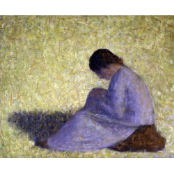 Peasant Woman Seated in the Grass