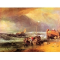 Coastal Scene with Fishermen