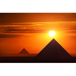 Pyramids Sunset