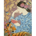 Woman and Tiger 