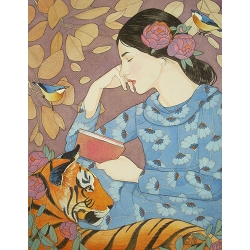 Woman and Tiger 