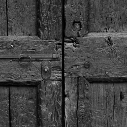 Old Wooden Double Doors 1