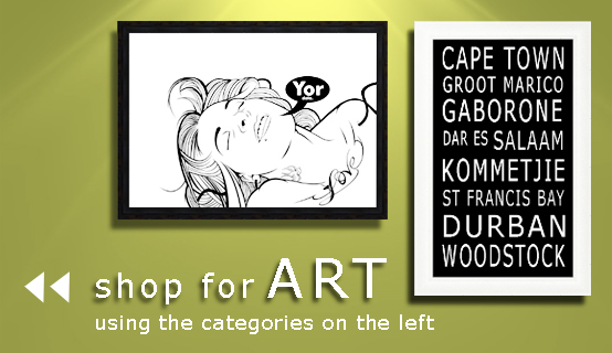 shop for ART using the categories on the left